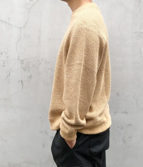 DIGAWEL/HEXAGONAL PATTERNS SWEATSHIRT (BEIGE)