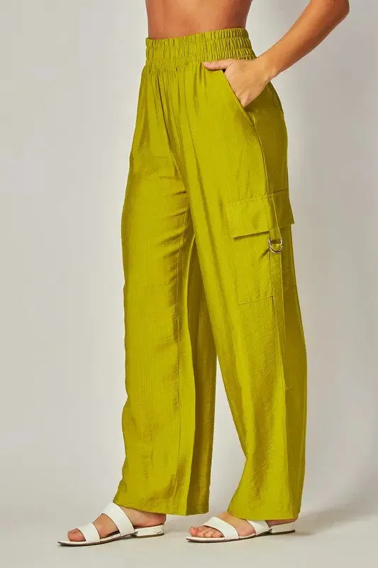 Linen Cargo Pants